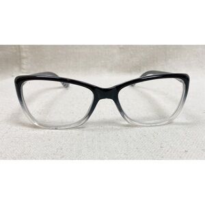 Lulu Guinness Stylish Black and White Striped Glasses